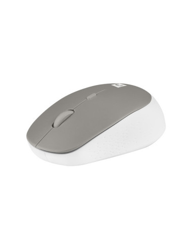 Natec Mouse Harrier 2 Wireless, White/Grey, Bluetooth