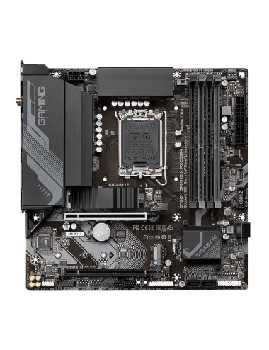 Gigabyte B760M G X AX DDR4 1.0 M/B Processor family Intel, Processor socket LGA1700, DDR4 DIMM, Memory slots 4, Supported hard d