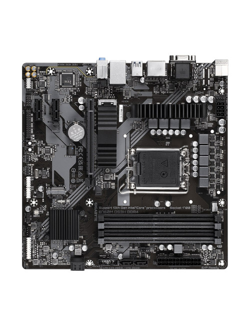 Gigabyte B760M DS3H DDR4 1.0 M/B Processor family Intel, Processor socket LGA1700, DDR4 DIMM, Memory slots 4, Supported hard dis