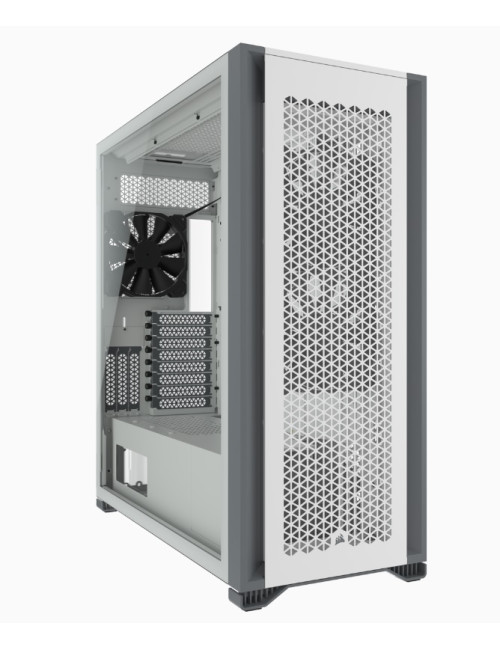 Corsair Tempered Glass PC Case 7000D AIRFLOW Side window, White, Full-Tower, Power supply included No