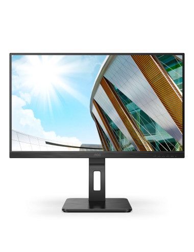 AOC Monitor U27P2 27 ", IPS, UHD, 3840 x 2160, 16:9, 4 ms, 350 cd/m , Black, Headphone out (3.5mm), 60 Hz