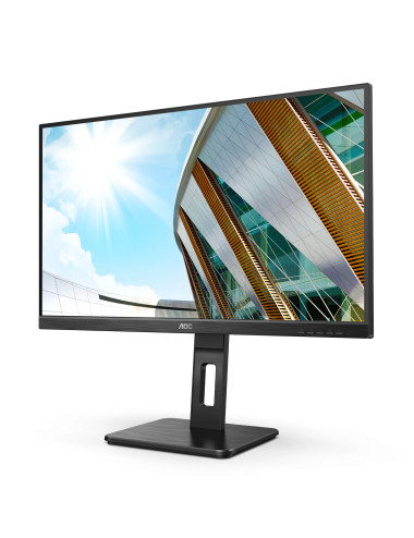 AOC Monitor U27P2 27 ", IPS, UHD, 3840 x 2160, 16:9, 4 ms, 350 cd/m , Black, Headphone out (3.5mm), 60 Hz