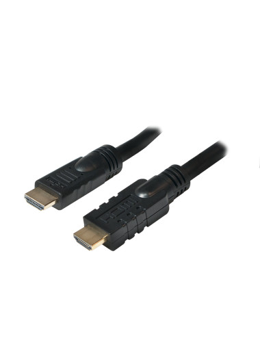 Logilink, CHA0020, 20m, Active, HDMI cable, type A male, - HDMI type A male, black. Logilink 20 m