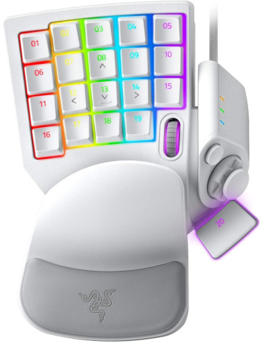 Razer Tartarus Pro Gaming Keypad, Wired, White