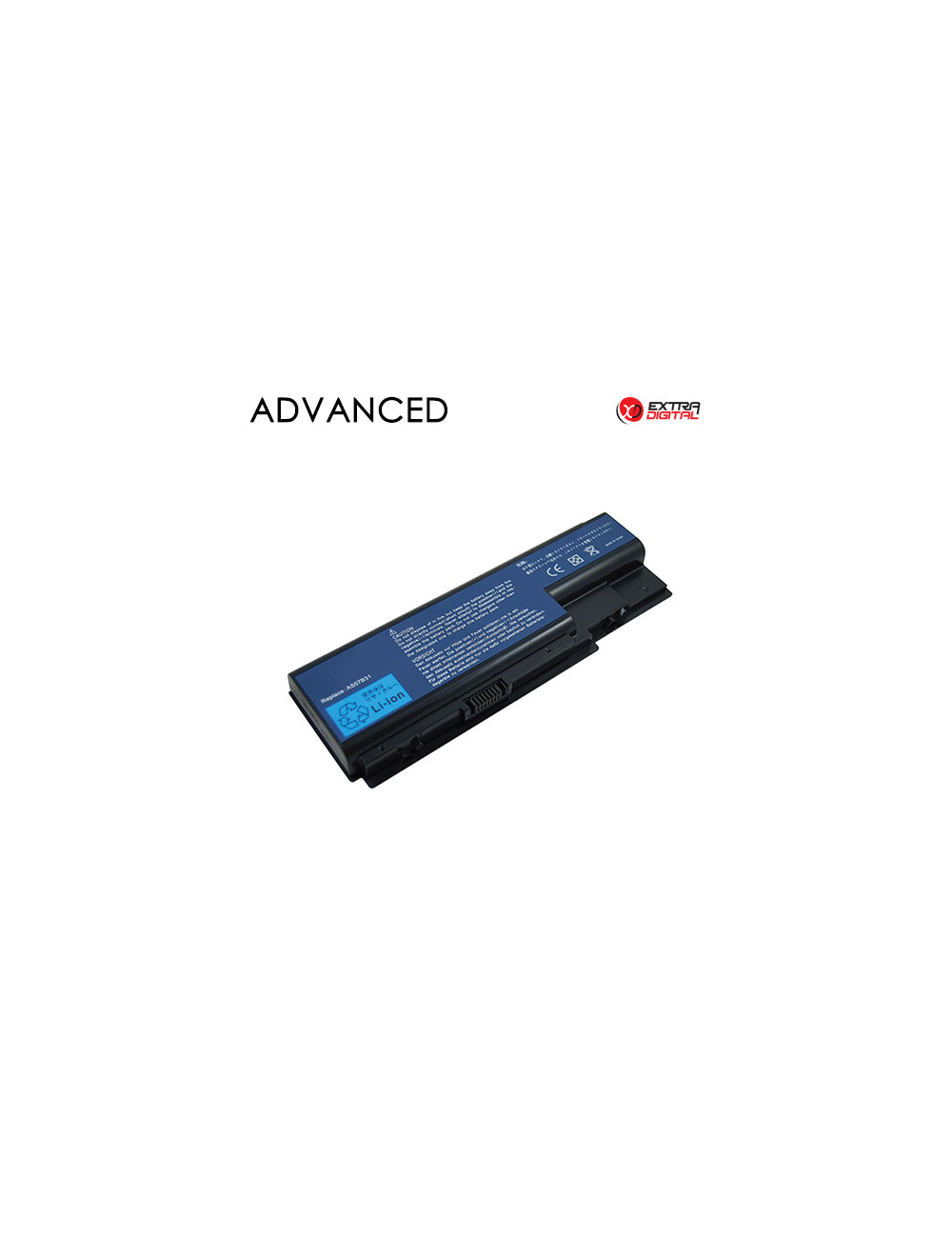 Notebook Battery ACER AS07B31, 5200 mAh, Extra Digital Advanced,