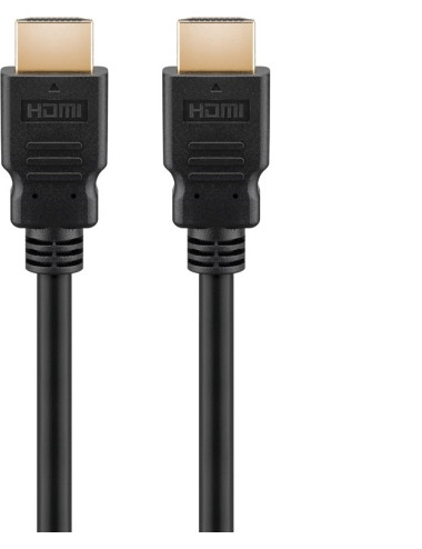 Goobay High Speed HDMI Cable with Ethernet 61163 Black, HDMI to HDMI, 10 m