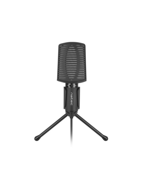 Natec Microphone NMI-1236 Asp Black, Wired