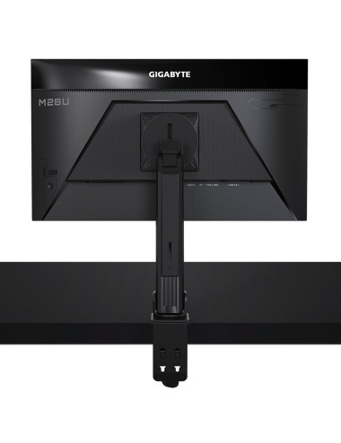 Gigabyte Gaming Monitor M28U AE EK 28 ", IPS, UHD, 3840 x 2160, 16:9, 2 ms, 300 cd/m , Black, 144 Hz, HDMI ports quantity 2
