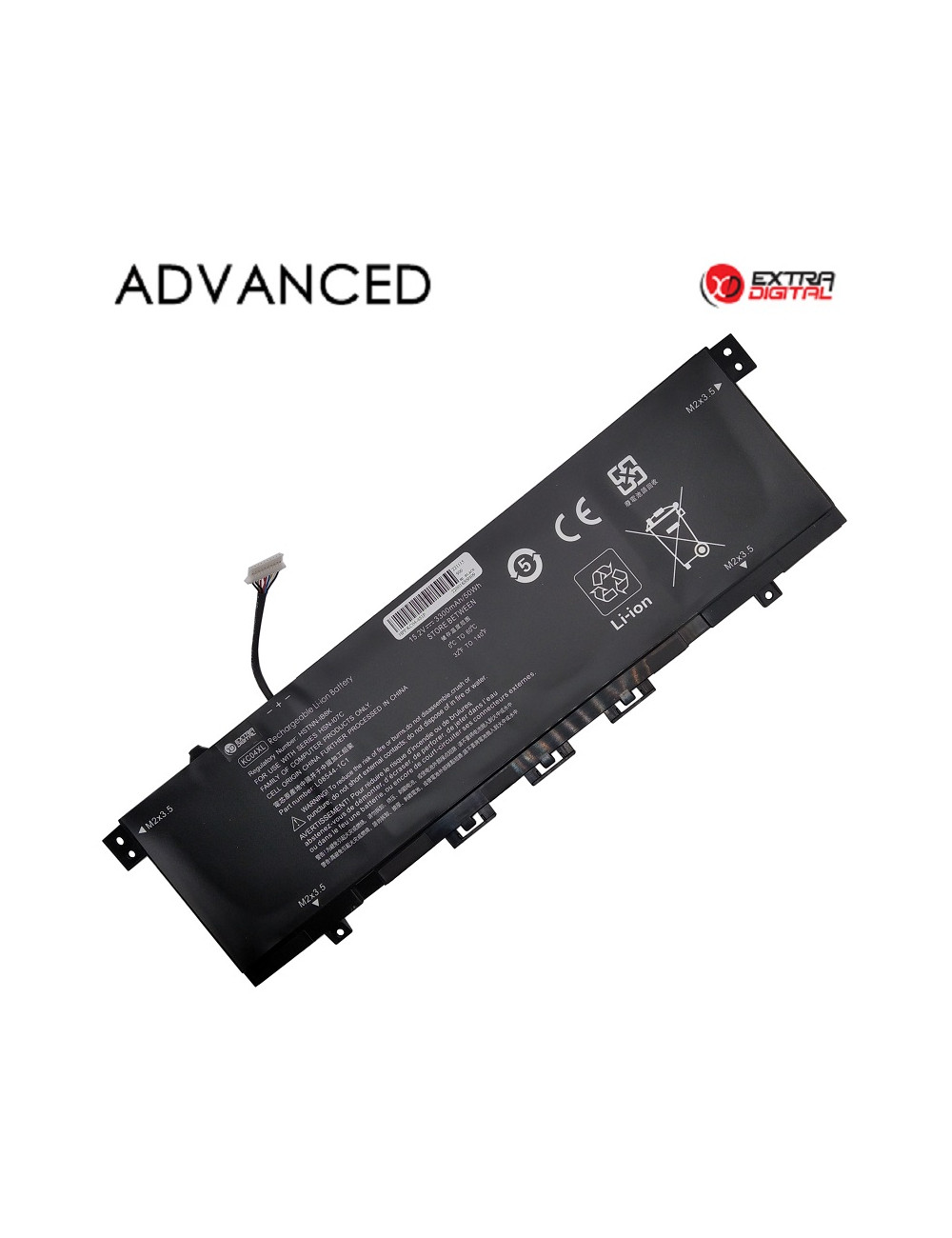 Notebook battery HP KC04XL, 3300mAh, Extra Digital Advanced