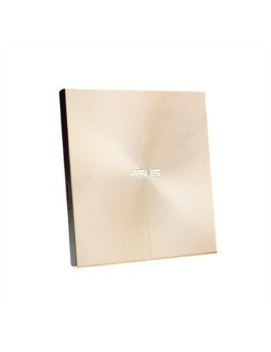 Asus ZenDrive U9M Interface USB 2.0, DVD RW, CD read speed 24 x, CD write speed 24 x, Gold