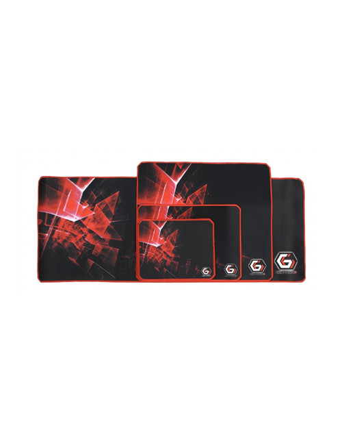 Gembird MP-GAMEPRO-L Gaming mouse pad PRO, Large Black/Red, 400 x 450 x 3 mm