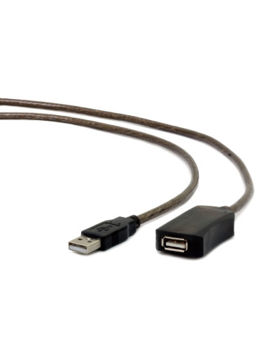 Cablexpert Active USB 2.0 extension cable UAE-01-10M USB, USB 2.0 female (type A), 10 m, Black