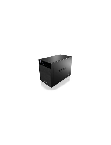 ICY BOX IB-3640SU3, external 4-bay JBOD system for 3,5 SATA I/II/III HDD, USB 3.0 + eSATA, black