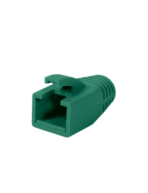 Logilink Modular RJ45 Plug Cable Boot 8mm green, 50pcs