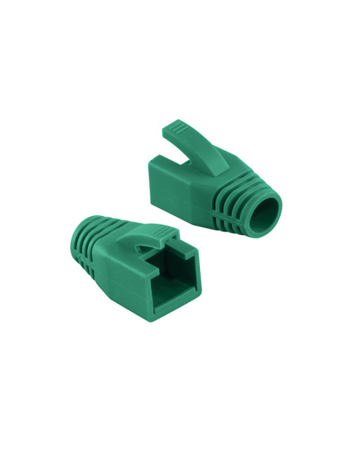 Logilink Modular RJ45 Plug Cable Boot 8mm green, 50pcs