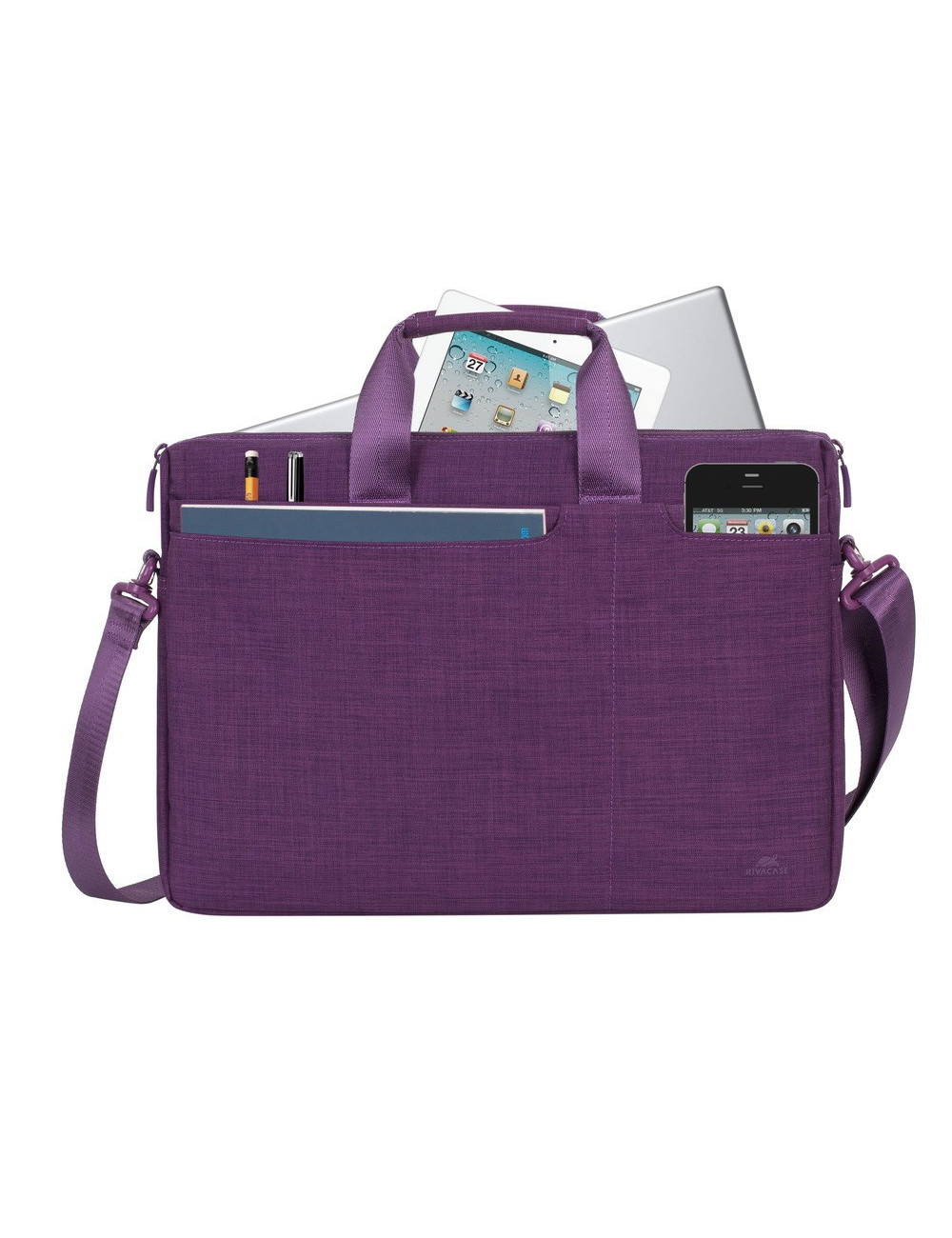 Rivacase 8335 notebook case 39.6 cm (15.6) Briefcase Purple