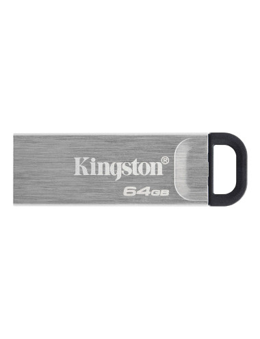 Kingston USB Flash Drive DataTraveler Kyson 64 GB, USB 3.2 Gen 1, Black/Grey