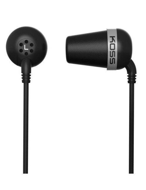 Koss Headphones THE PLUG CLASSIC Wired, In-ear, 3.5 mm, Noice canceling, Black