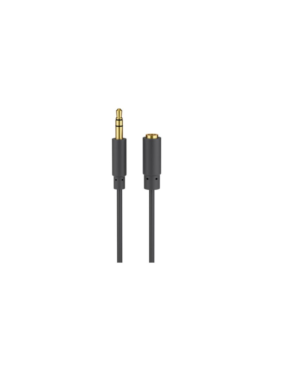 Goobay Headphone and audio AUX extension cable 3.5 mm 3-pin slim 97122