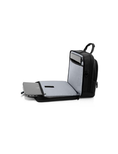 Dell Premier 460-BCQL Fits up to size 15 ", Black with metal logo, Shoulder strap, Messenger - Briefcase