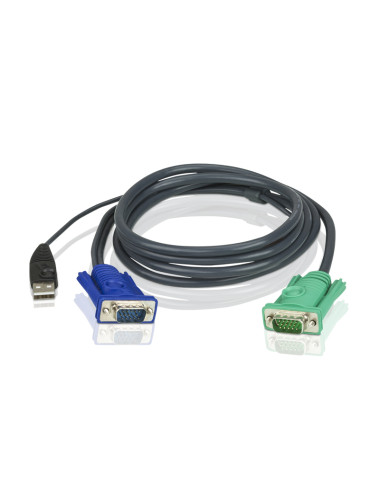 Aten 3M USB KVM Cable with 3 in 1 SPHD