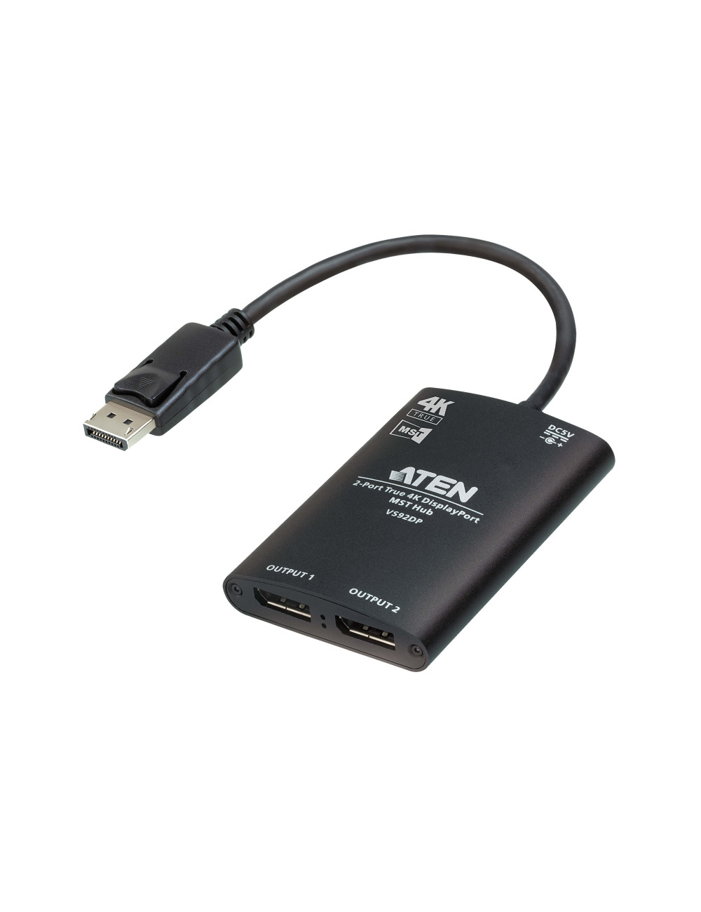 Aten DisplayPort to 2 DisplayPort VS92DP-AT Black