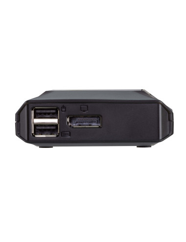 Aten US3312 2-Port USB-C 4K DisplayPort KVM Switch with Remote Port Selector