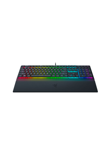 Razer Gaming Keyboard Ornata V3 RGB LED light, RU, Wired, Black, Razer Mecha-Membrane, Numeric keypad