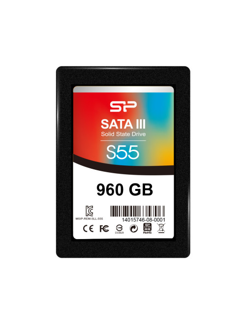 Silicon Power Slim S55 960 GB, SSD form factor 2.5", SSD interface Serial ATA III