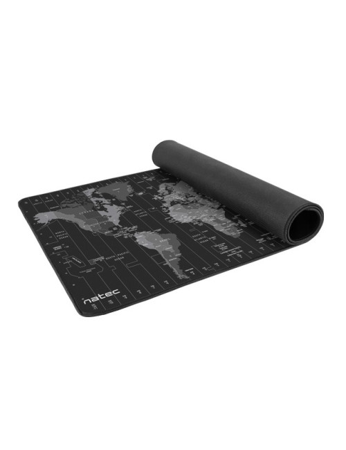 Natec Mouse Pad, Time Zone Map, Maxi, 800x400 mm